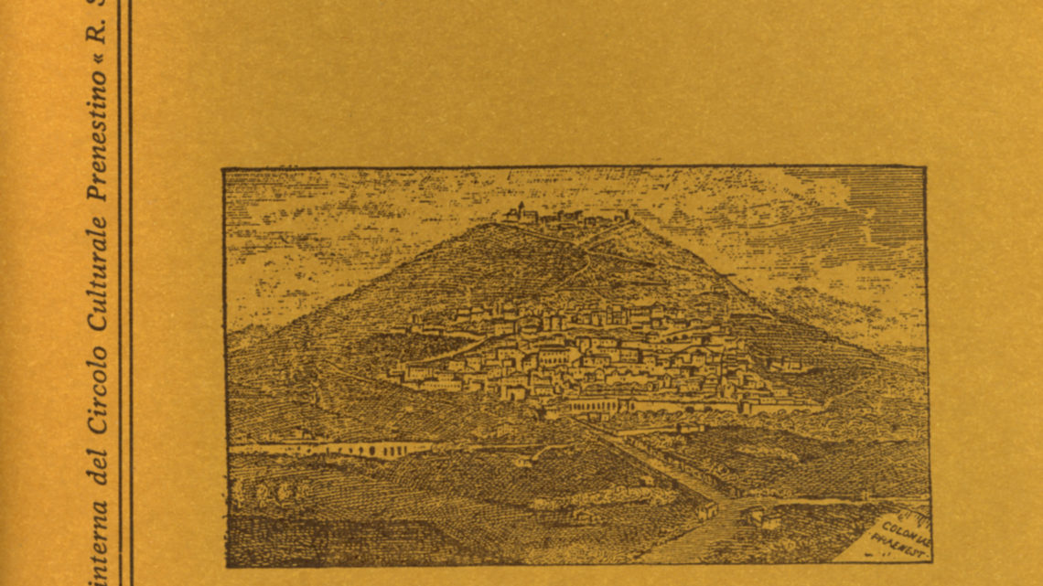 GUIDA BIBLIOGRAFICA DI PALESTRINA