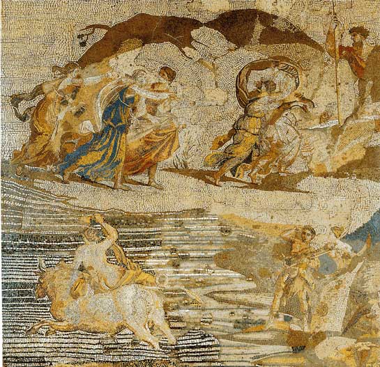 UN MOSAICO PRENESTINO ESPORTATO ALL’ESTERO “CON REGOLARE PERMESSO”