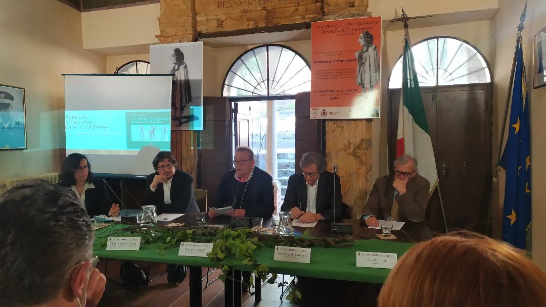 PRESENTATO IL LIBRO “LA CISTA FICORONI NELLE STAMPE” AL CONVEGNO DI LABICO